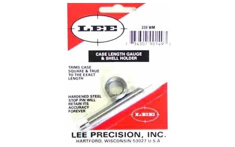 Lee Precision Lee length gauge/ shellholder, .338 win mag